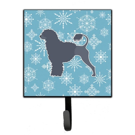 Carolines Treasures Winter Snowflake Portuguese Water Dog Leash or Key Holder BB3568SH4